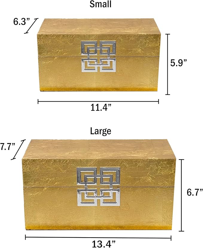 Galt International Storage Box Set Decorative Storage Box w/Hinged Lid Classic - Image 9