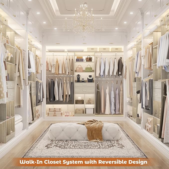 Closet System - 4.75-8FT Closet Organizer System - Image 5