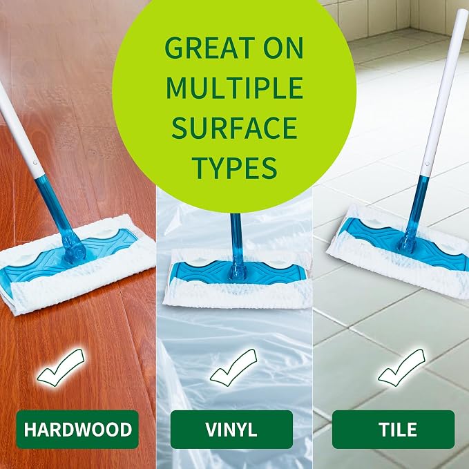 Dr.Easy Dry Sweeping Cloths, 72ct Disposable Mopping Pads Refil Pack, fits - Image 5