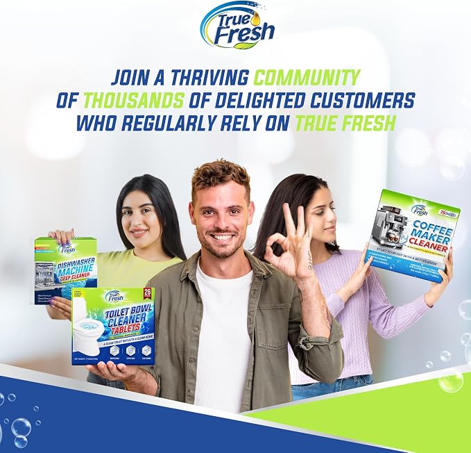 True Fresh Toilet Bowl Cleaner Tablets 26 Pack – Deodorizer & Septic Safe – - Image 7