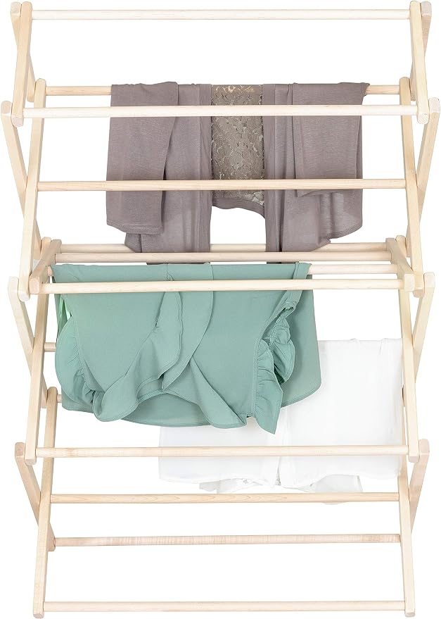 Pennsylvania Woodworks Clothes Drying Rack: Solid Maple Hard Wood Laundry Rack - Image 9