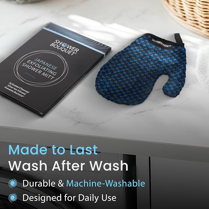 Japanese Exfoliating Mitt for Shower - Image 5