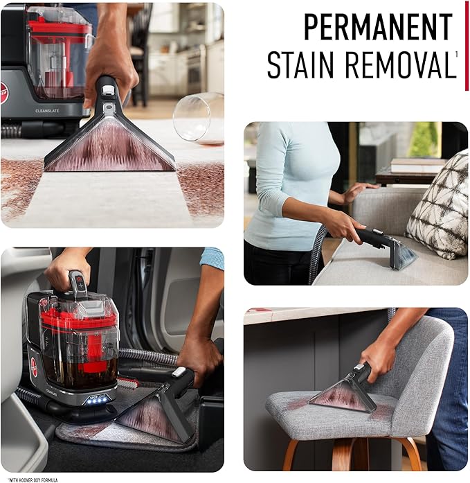 Hoover ONEPWR CleanSlate Cordless Portable Carpet + Upholstery Spot Cleaner - Image 4