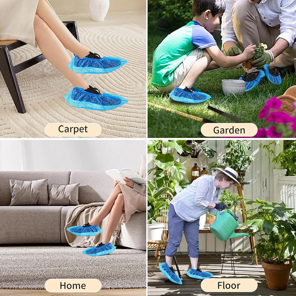 1000 Pieces(500 Pairs) Shoe Covers Disposable, Waterproof,Non-Slip for Variou...