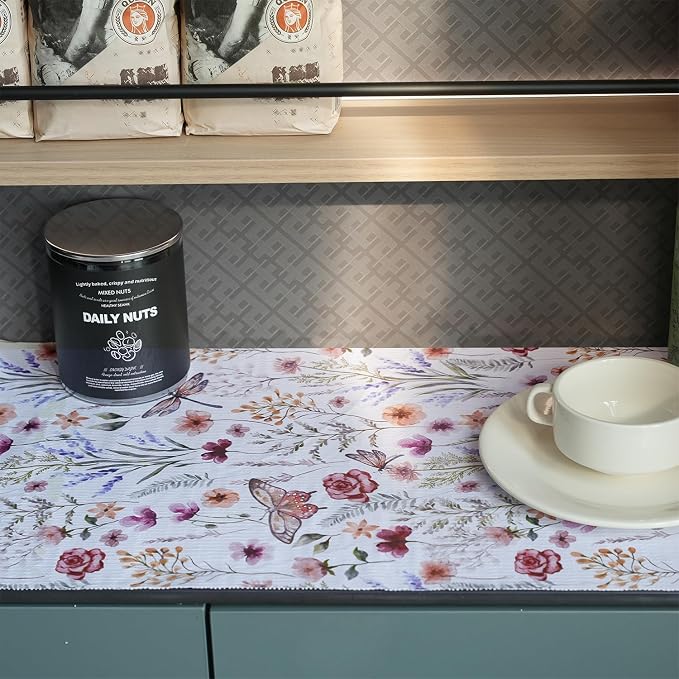 Shelf and Drawer Liner for Kitchen Cabinets, Non-Adhesive and Strong Non-Slip - Image 9