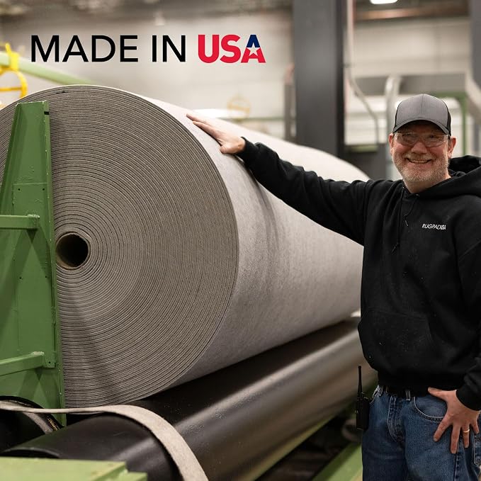 RUGPADUSA - Eco-Plush - 9'x12' - 1/4" Thick - 100% Felt - Premium Cushioned Rug - Image 4