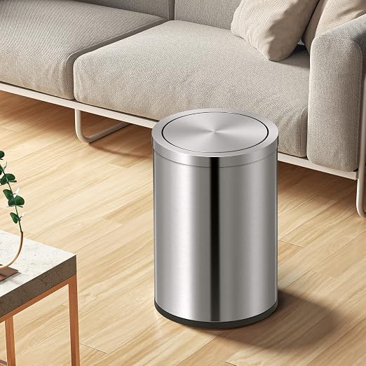 Mbillion Small Trash Can with Swing Lid 2.4 Gallons/9 Liter, Mini Trash Can - Image 2