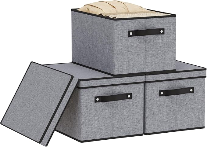Clothing Storage Bins, Blanket Baskets by YheenLf