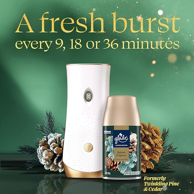 Glade Automatic Spray Refill, Balsam & Spruce, Scented Air Freshener - Image 2