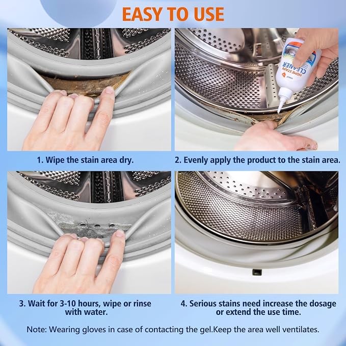 USKICH Home Remover Gel, 7 Fl Oz Household Washing Machine Cleaner, Effective - Image 4