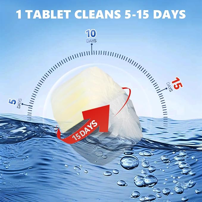 Toilet Bowl Cleaner Tablets, Automatic Toilet Bowl Cleaners, Long-Lasting - Image 6