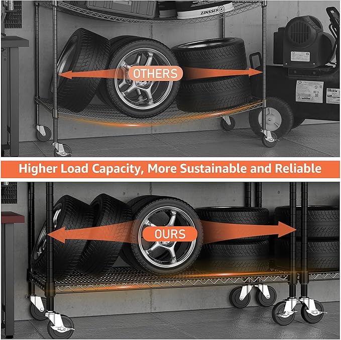 Garage Shelving 5 Tier Industrial Metal Shelving Units - Image 5