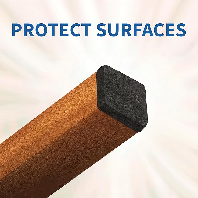 SOFTTOUCH 4717895N Heavy Duty Square Felt Furniture Pads to Protect Hardwood - Image 7