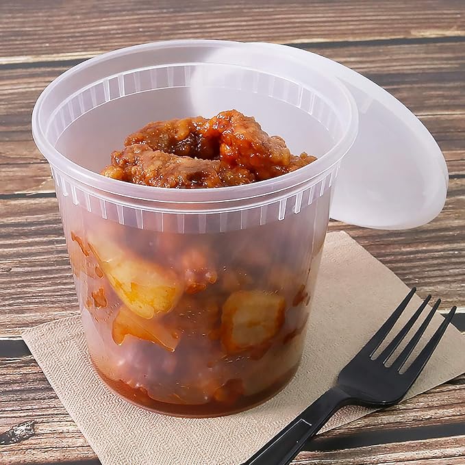 Karat Clear PP Injection Molded Round Deli Containers - Image 3