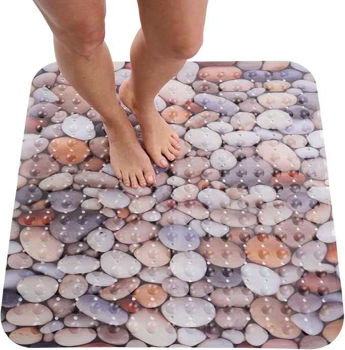 ENKOSI Extra Large Square Non Slip Shower Mat by ENKOSI