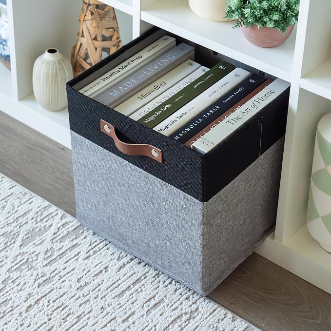 OrganiHaus 12x12 Fabric Storage Bins - Image 5