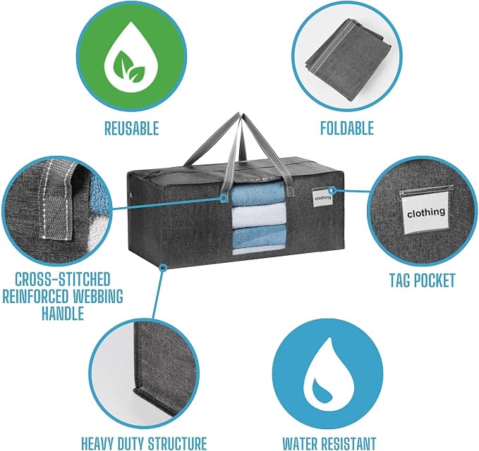 VENO 2 Pack Moving Bags Extra Large Storage Bags - Image 7