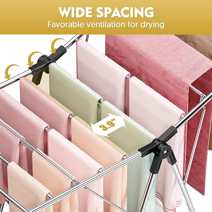 APEXCHASER Clothes Drying Rack, Drying Rack Clothing - Image 6
