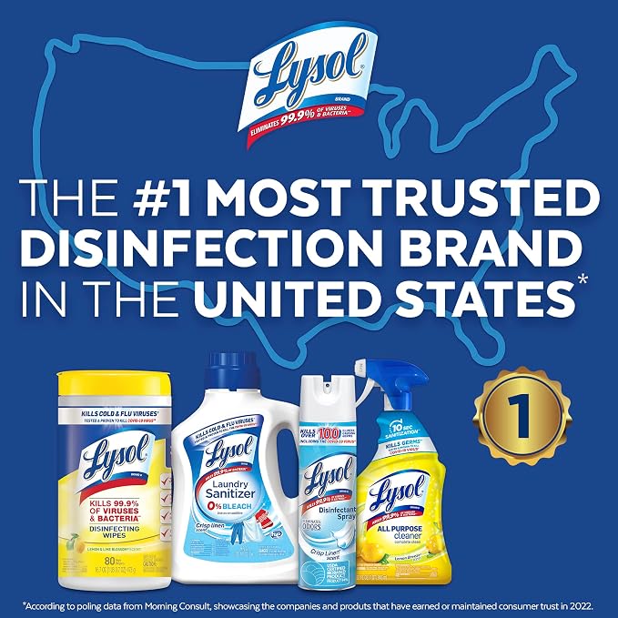 Lysol All-Purpose Cleaner, Sanitizing and Disinfecting Spray, To Clean and - Image 7