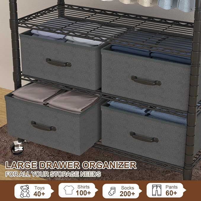 Clothes Rack, Heavy Duty Clothing Rack - Image 4