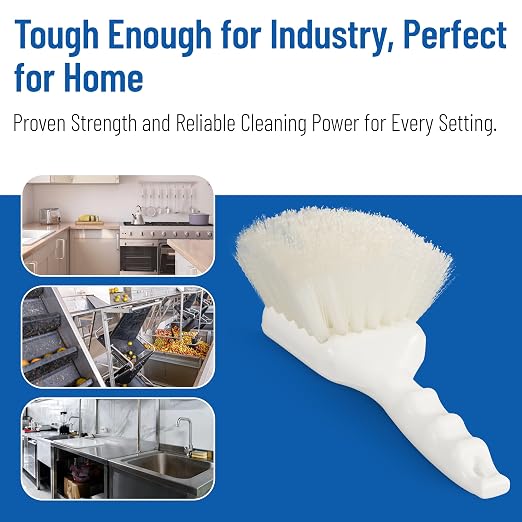 SPARTA 3662000 Flo-Pac Plastic Handle Utility Scrub Brush, Nylon Bristles - Image 7