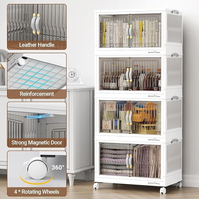 BROVIEW 400Qt Stackable Storage Bins - Image 5