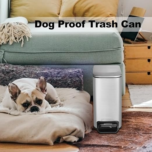 TrashAid Small Bathroom Trash Can - Image 7