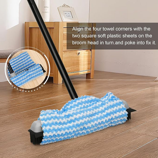 Pet Hair Removal Rubber Broom - Image 2