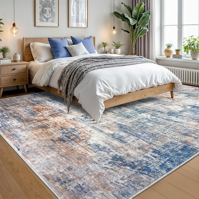IOHOUZE Abstract Area Rugs 9x12 Ft Washable Large Rugs - Image 8