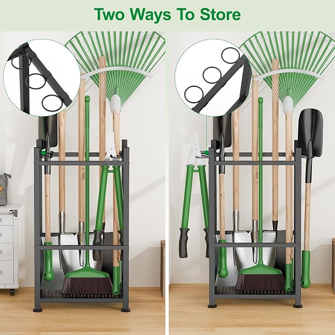 Dirza Garden Tool Organizer, Yard Tool Organizer - Image 4