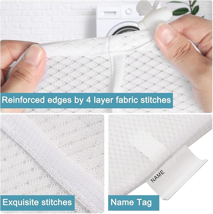 Polecasa Extra Heavy Duty Large Diamond Mesh Laundry Bags - Image 4