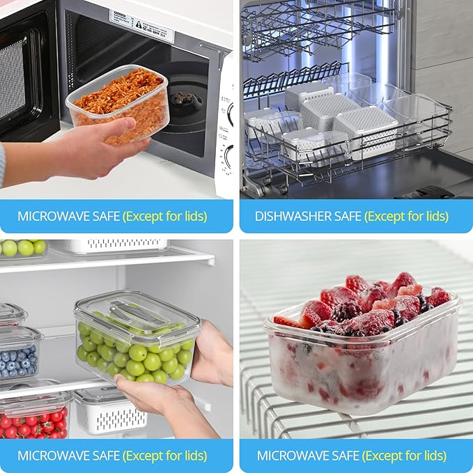 5 Pack Fruit Storage Containers - Image 5