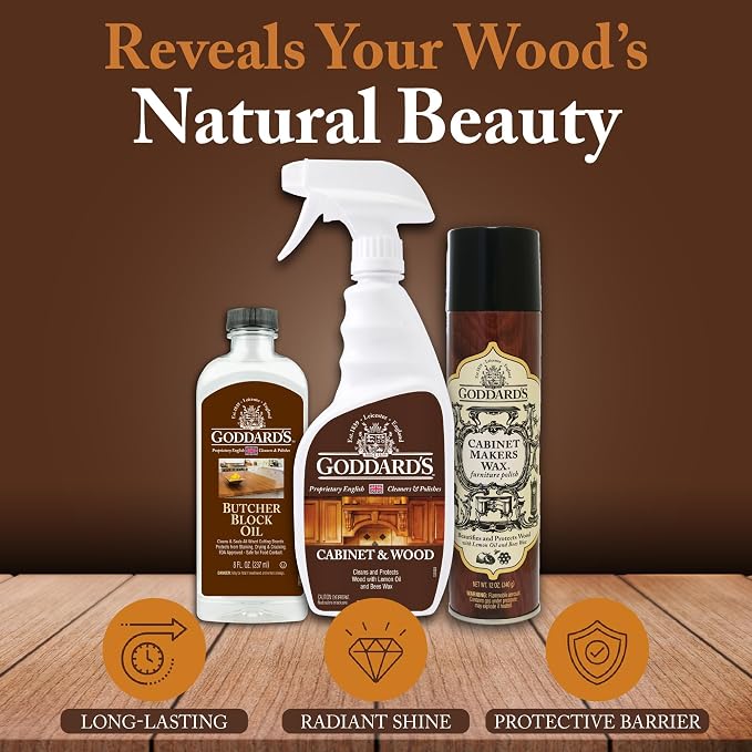 Goddard's Cabinet & Wood Wax Spray, Wood Cleaner & Furniture Polish, Wood - Image 7
