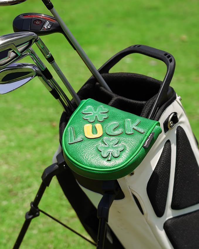 Golf Headcovers Golf Club Head Covers Four Leaf Clover Good Luck Charm - Image 2