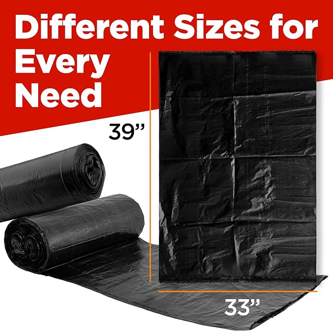 ToughBag 30-33 Gallon Trash Bags Heavy Duty, 32 x 38" Black Garbage Bags – 30+ - Image 4