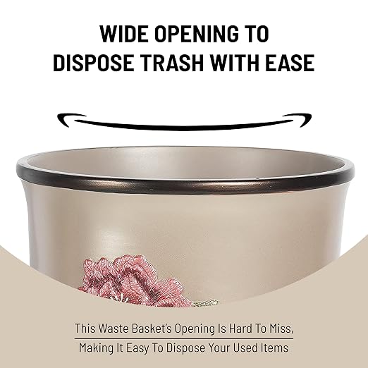 Zahari Home Decorative Trash Can - Image 4