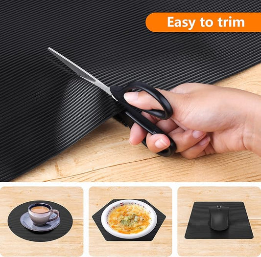 Shelf Liners for Kitchen Cabinets Non Adhesive Drawer Liner EVA Material - Image 2