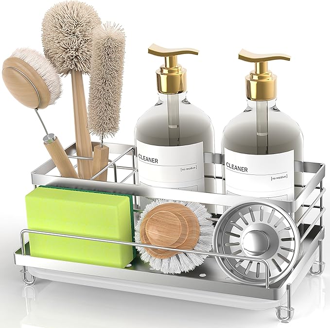 Cisily Stainless Steel Sponge Holder by CISILYHOMELIFE