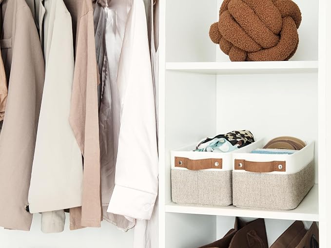 StorageWorks Narrow Storage Bins, Small Baskets - Image 7