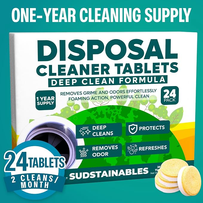 Sudstainables Garbage Disposal Cleaner Tablets 24-Pack - Image 9