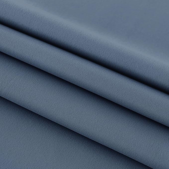 DWCN French Door Curtains – Rod Pocket Thermal Blackout Curtain - Image 5