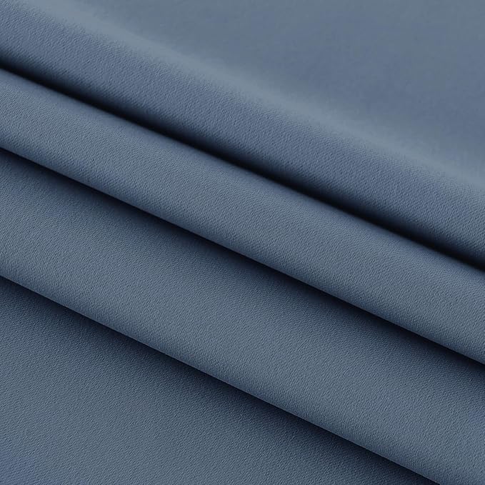 DWCN French Door Curtains – Rod Pocket Thermal Blackout Curtain - Image 5
