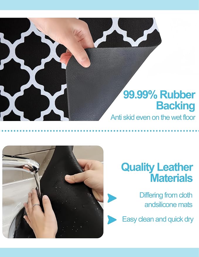 Dish Drying Mat for Kitchen Counter, Hide Stain Anti Absorbent for Kitchen - Image 5