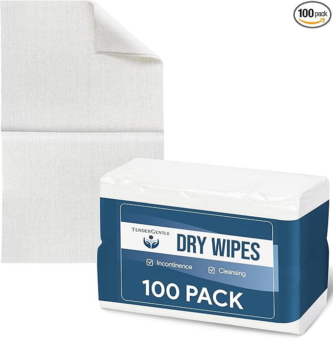 Dry Wipes for Adults by TenderGentle