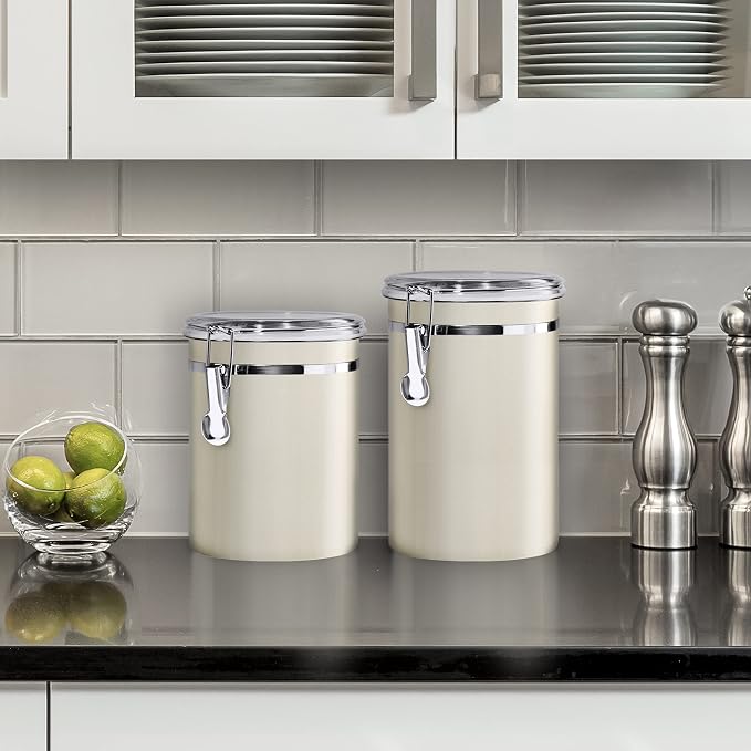 Oggi Stainless Steel Kitchen Canister 26 fl oz, Food Storage, Pantry Storage. - Image 2