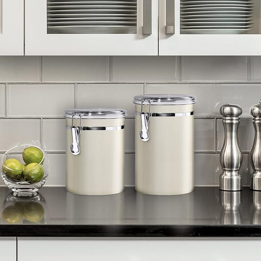 Oggi Stainless Steel Kitchen Canister 26 fl oz, Food Storage, Pantry Storage. - Image 2