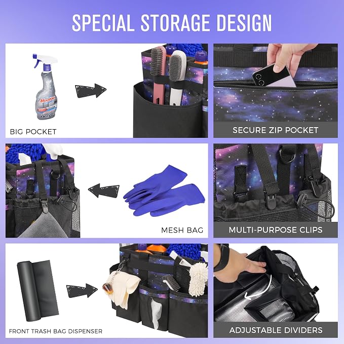 Wearable Cleaning Caddy, Cleaning Caddy Supplies Organizer - Image 2