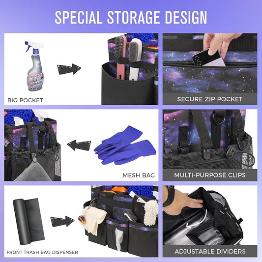 Wearable Cleaning Caddy, Cleaning Caddy Supplies Organizer - Image 2