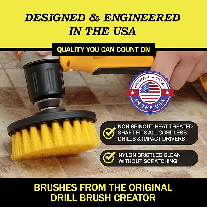Drillbrush Drill Brush Attachment Set - Image 3