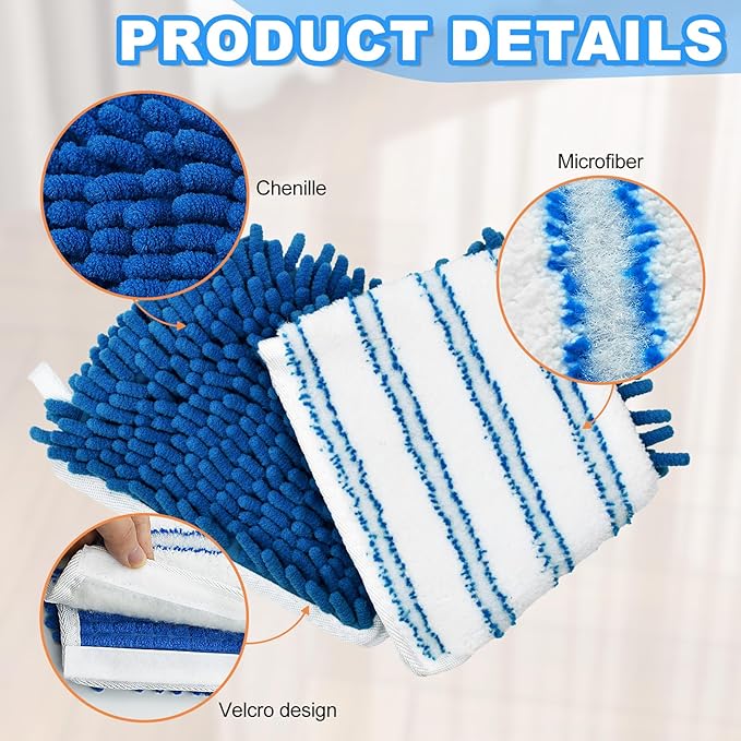 Microfiber Mops for Floor Cleaning, Flat Mop - Image 2